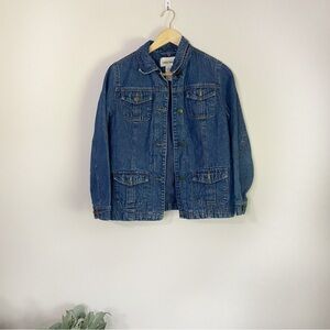 [Cherokee] 90s 2000s Denim Button Down Jacket